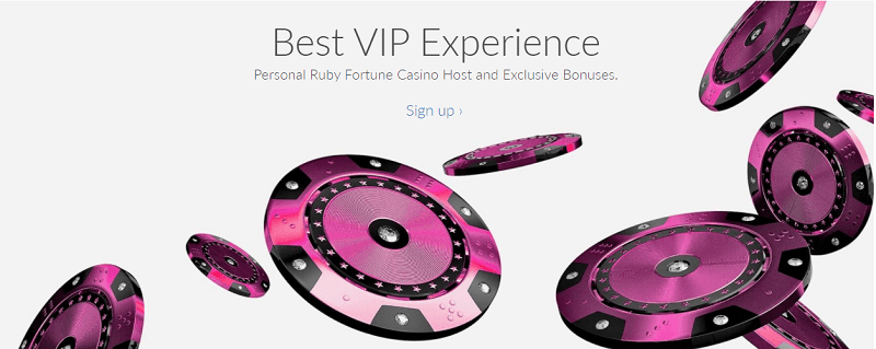 ruby fortune vip